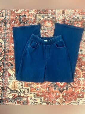 ZSUPPLY Wide Leg Heritage Indigo Blue Lounge Pants